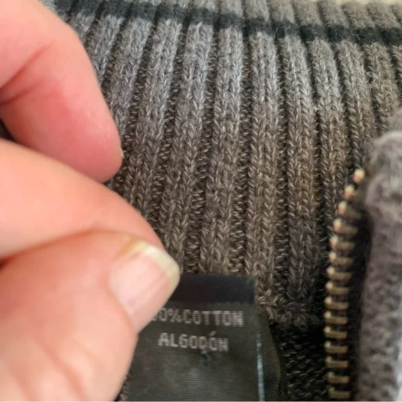 Dockers pull over sweater zipper neck - Picture 10 of 12